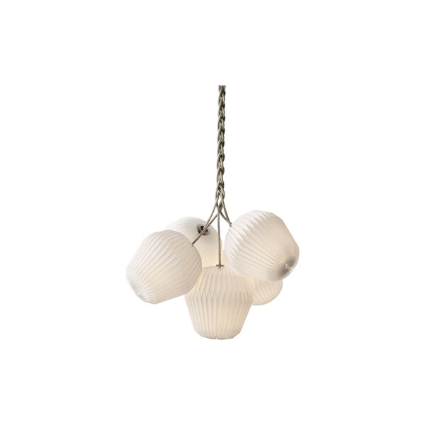 The Bouquet 5 Chandelier with Paper Shades, LE KLINT