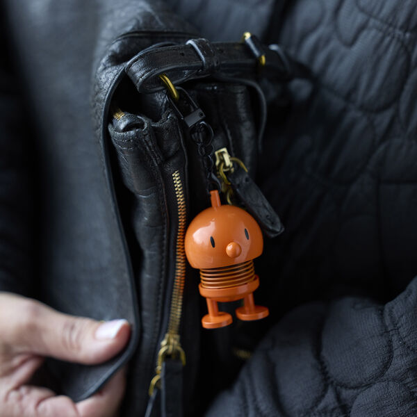 Hoptimist Bumble Bag charm, orange, Hoptimist
