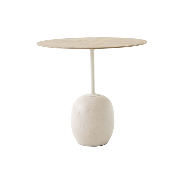 Lato Table LN9 Lounge Table, Crema Diva marble/oak Lato Table LN9 Lounge Table, Crema Diva marble/oak, &Tradition