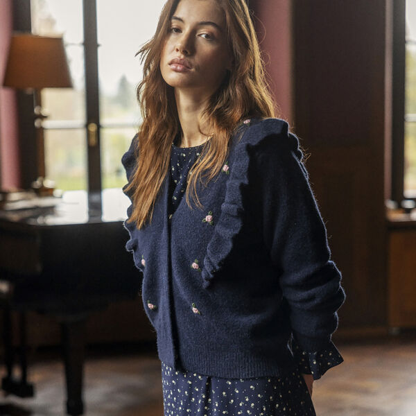 IRMORRIS Cardigan, maritime blue IRMORRIS Cardigan, maritime blue, Atelier Rêve