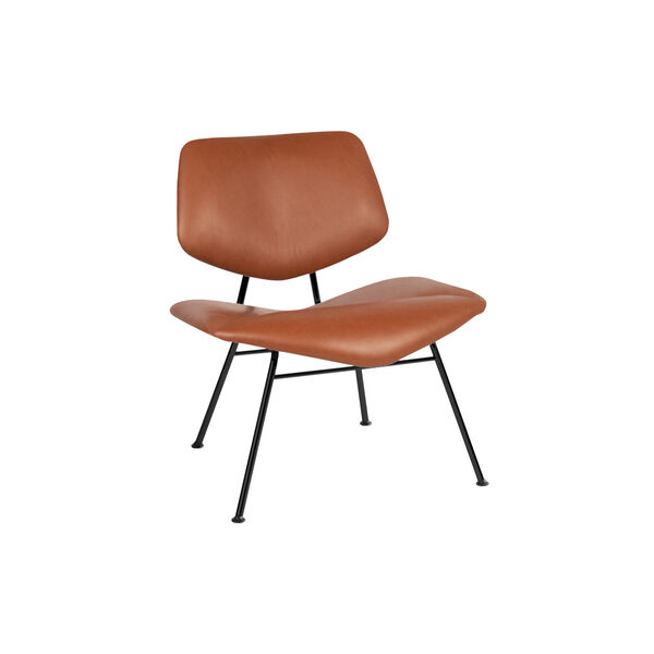 VL135 Cosy Fully Upholstered Lounge Chair, Ultra 41574/black, VERMUND