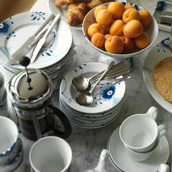 Blue Fluted Mega Deep Plate &Oslash; 17 cm, Royal Copenhagen