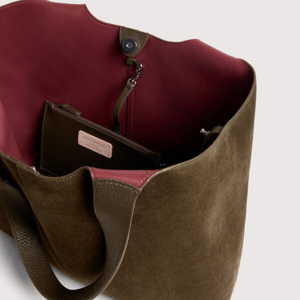 COCCINELLE C-EASY SUEDE | Fango, Coccinelle