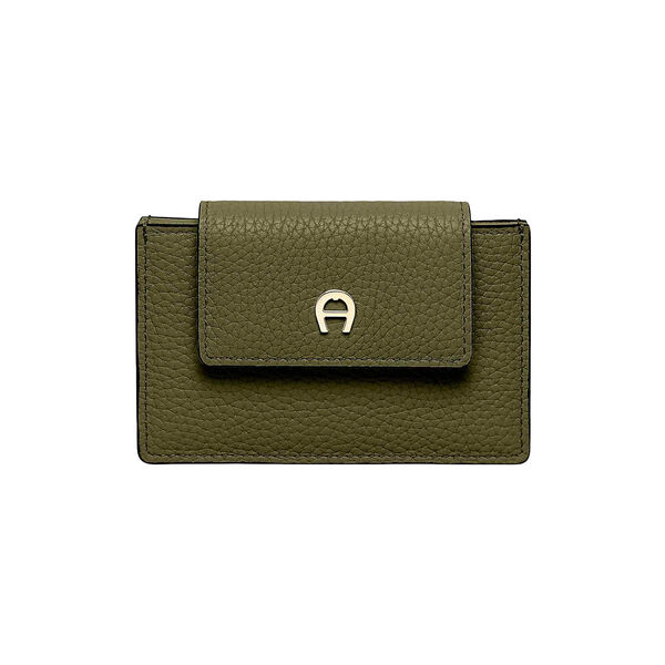Delia Card case, dark olive Delia Card case, dark olive, Aigner