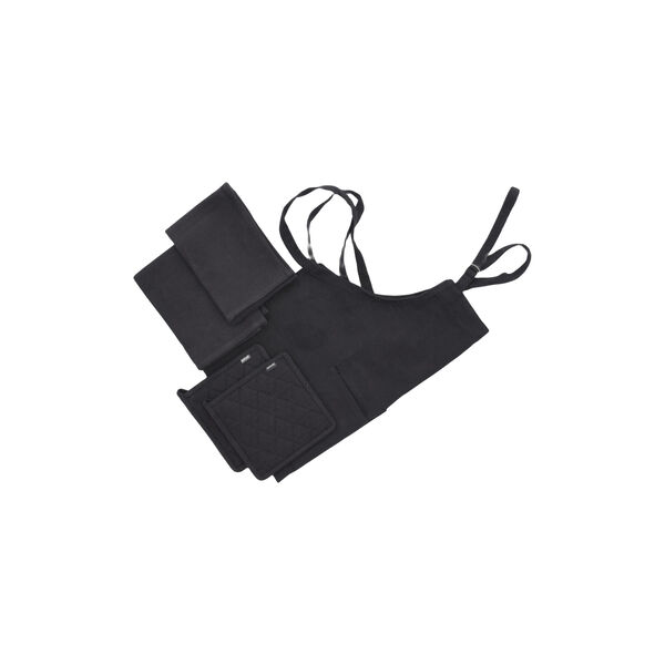 Set 5 pieces, black, Bastian