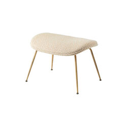 Beetle Ottoman Fully Upholstered, Dora Boucle 0002/antique brass, GUBI