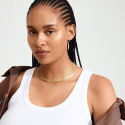 KIRA Necklace, gold plated, Pilgrim