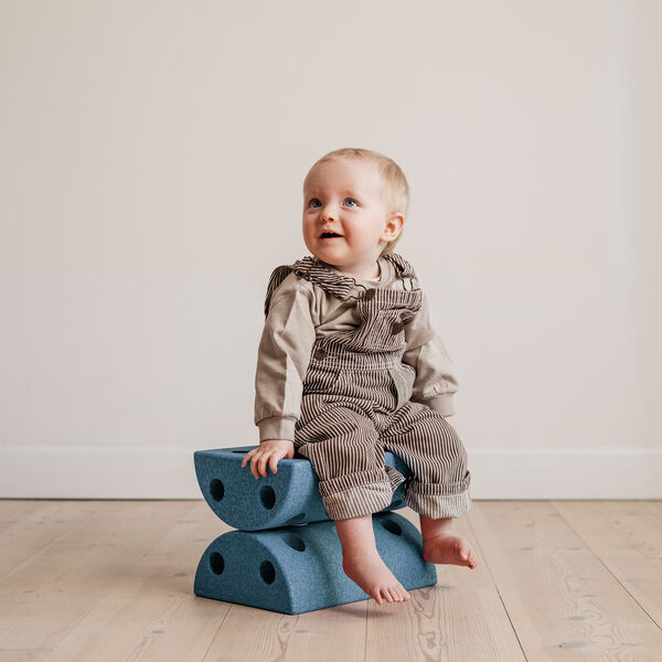 Kids Stool, deep blue/sky blue, MODU