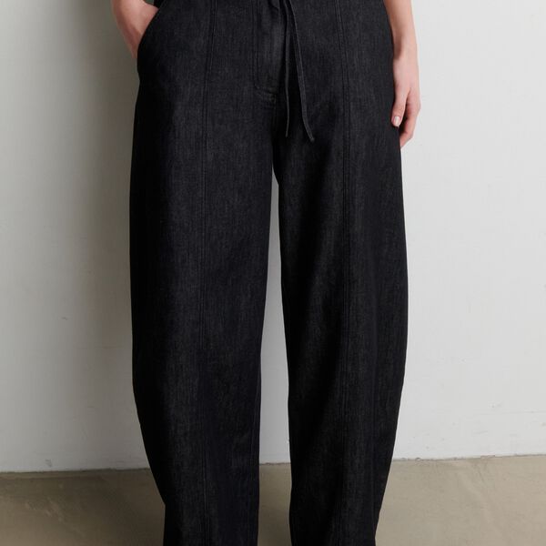 Dera Denim Cargo Trousers, black, Second Female