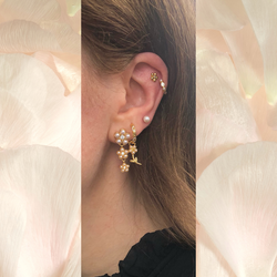 Poppy Huggie, The Earring Shop