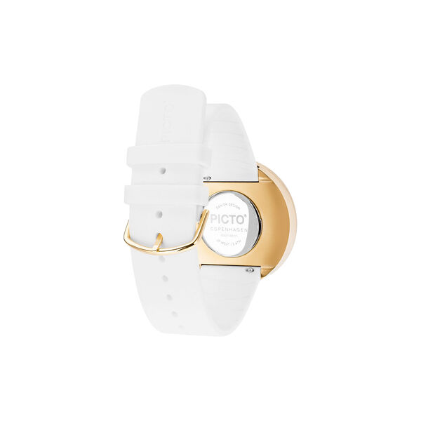 Picto Wrist Watch, white/white, PICTO