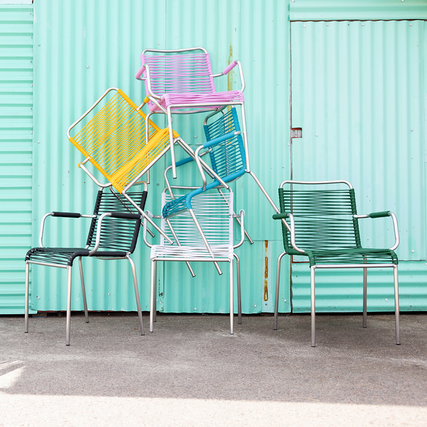 Mya Outdoor Chair with Armrests, orange Mya Outdoor Chair with Armrests, orange, FIAM