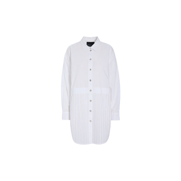 Core cotton pintuck shirt, white, BITTE KAI RAND