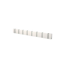 KNAX Horizontal 8 Coat Rack, white/grey, LoCa