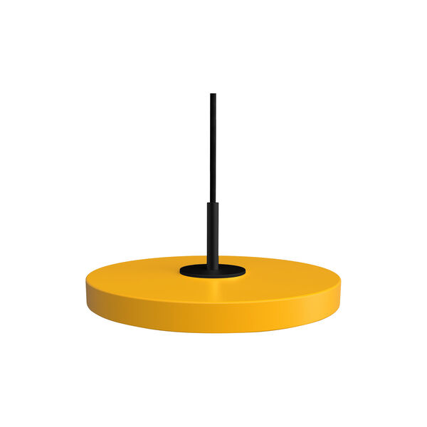Asteria Micro Pendant, saffron yellow/black, UMAGE