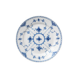 Blue Fluted Half Lace Plate &Oslash; 19 cm, Royal Copenhagen