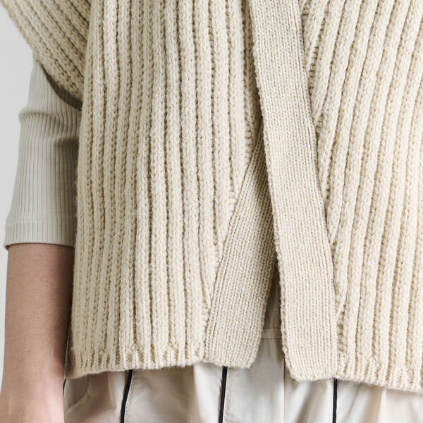 Nitto High-necked Blouse, ivory, BITTE KAI RAND