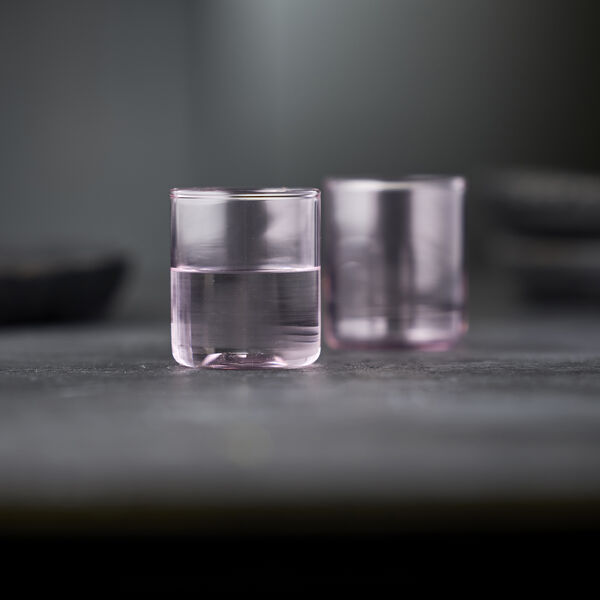 Torino Shot Glass 2 pcs, pink, Lyngby Glas