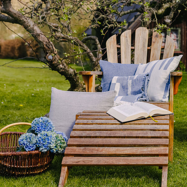 Lyme Grass Throw, blue, ELVANG