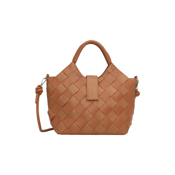 Braided Handbag, cognac, Ilse Jacobsen Hornb&aelig;k
