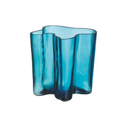 Alvar Aalto vase 20 cm, turquoise, Iittala