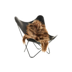 Icelandic Long Wool Sheepskin, rusty brown, NATURES Collection