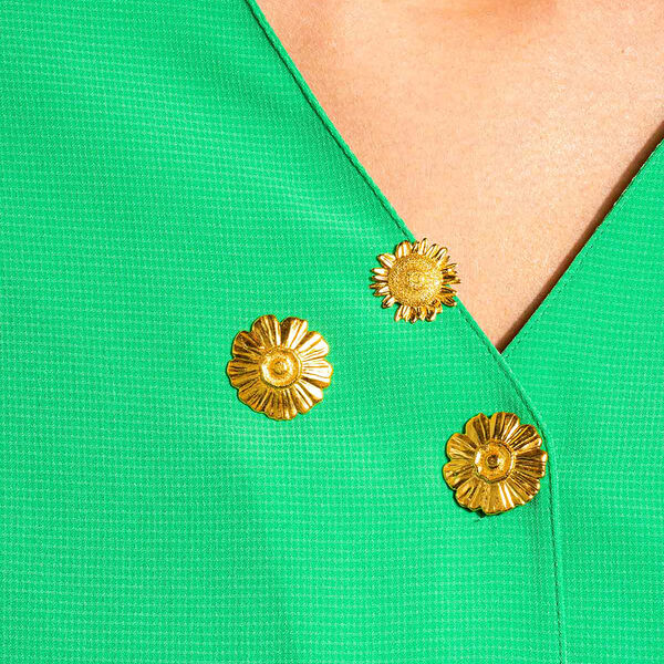 ARCANE MEADOW PIN, gold plated, House of Vincent