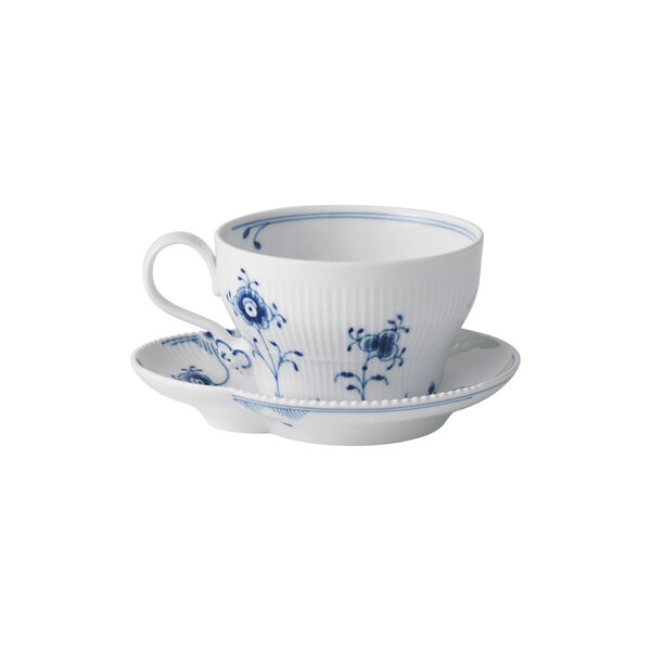 Blue Elements Cup with Saucer 26 cl, Royal Copenhagen