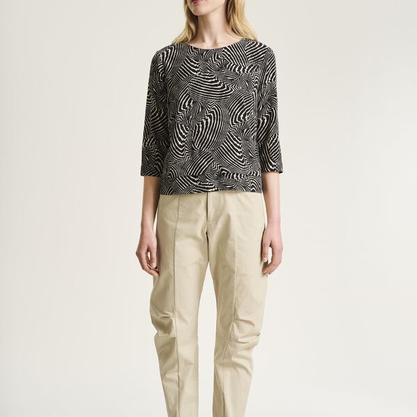 Iki  blouse, zebra shell, BITTE KAI RAND