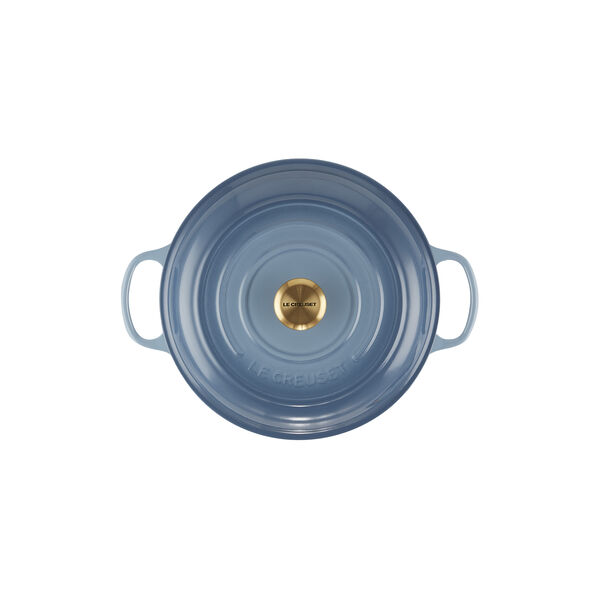 Signature cast iron buffet pot 30 cm, chambray, Le Creuset