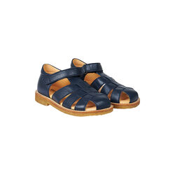 Sandal with Adjustable Velcro, navy, ANGULUS