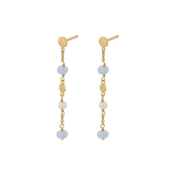 Afterglow Sea Earchains, gold, Pernille Corydon Jewellery