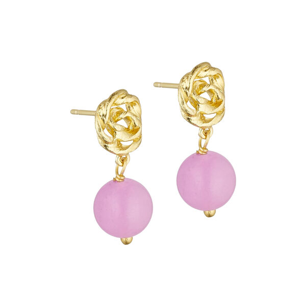 Lucca earrings, pink, Pure by Nat