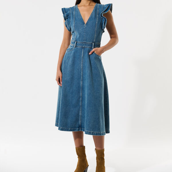 EdissaDEA NS Dress, light denim blue, Dea Kudibal