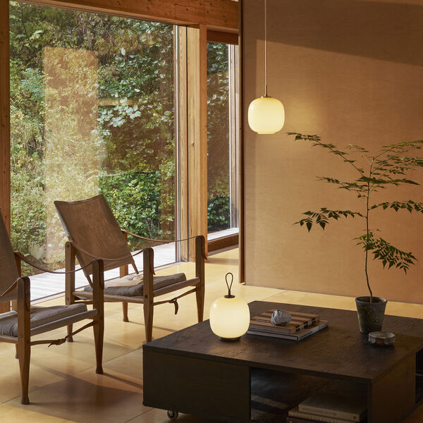 VL45 Radiohus Pendant, pale yellow, Louis Poulsen