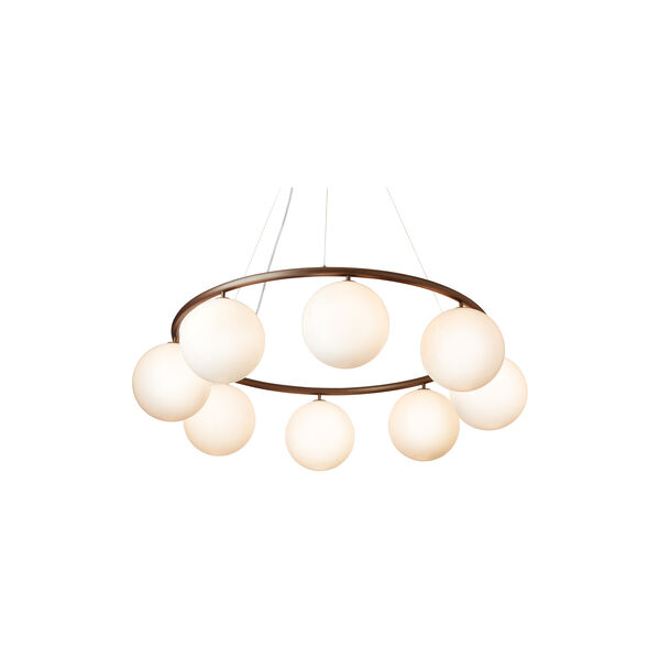 Miira 8 Circular Pendant,  dark bronze/opal Miira 8 Circular Pendant,  dark bronze/opal, Nuura