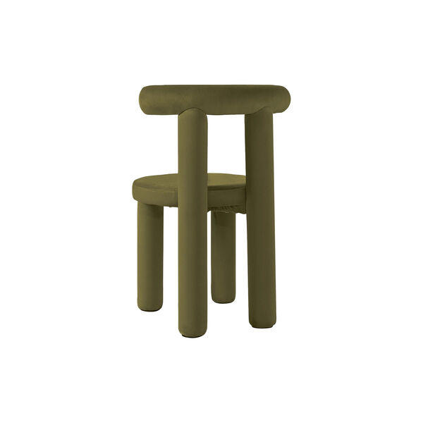 Calan Chair, velvet olive green Calan Chair, velvet olive green, Westwing Collection