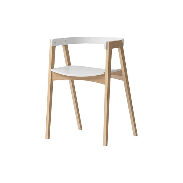 Wood Adjustable Armchair, white/oak Wood Adjustable Armchair, white/oak, Oliver Furniture
