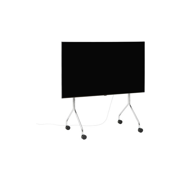 Moon Rollin', chrome Moon Rollin', chrome, Pedestal