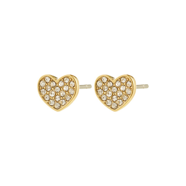 EMMETT earrings, gold plated, Pilgrim