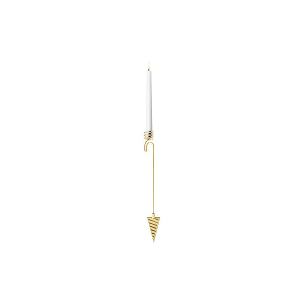 2025 Christmas Candleholder Cornet, gold, Georg Jensen