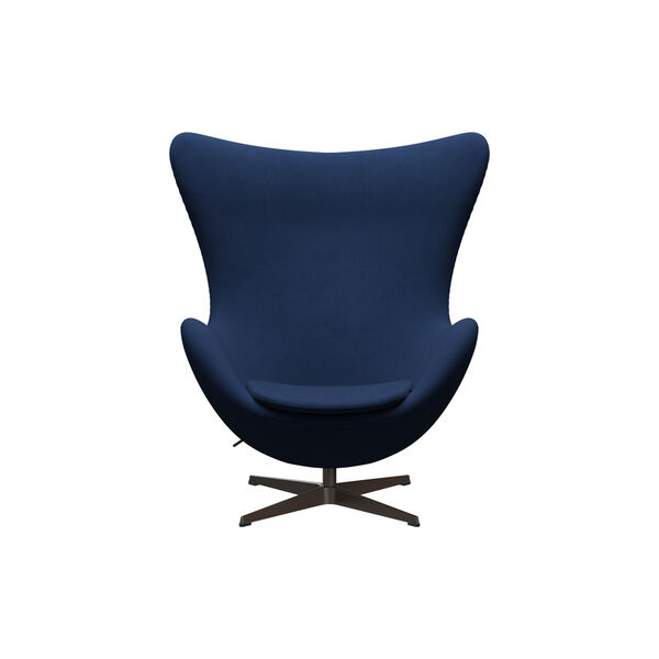 Egg&trade; 3316 Lounge Chair, Christianshavn 1153 blue uni/brown bronze, Fritz Hansen