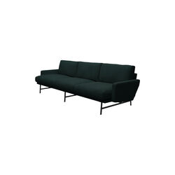 Lissoni™ PL113S Sofa, dark green 1161, Fritz Hansen