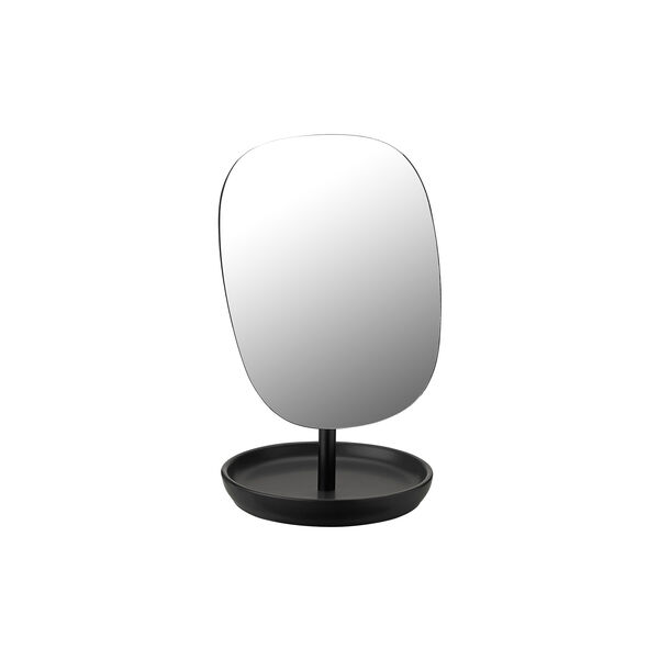 Fjord mirror, black Fjord mirror, black, Stelton