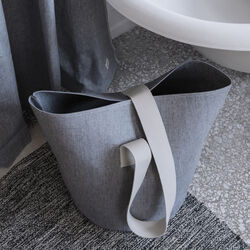 Chambray Shower Curtain, blue, ferm LIVING