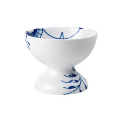 Blue&nbsp;Fluted&nbsp;Mega Bowl on&nbsp;Foot&nbsp;8 cm, Royal Copenhagen