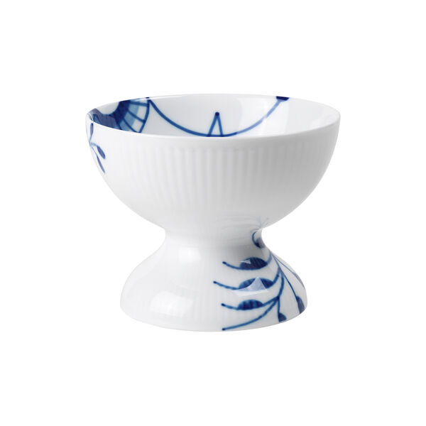 Blue&nbsp;Fluted&nbsp;Mega Bowl on&nbsp;Foot&nbsp;8 cm, Royal Copenhagen