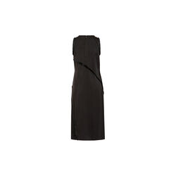 Dress with raw edges, black, Coster Copenhagen