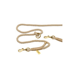 Adjustable and soft line standard, beige, Drew's Dogwear