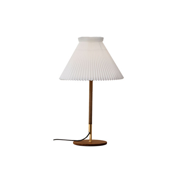 Le Klint 328 Table Lamp with Standard Shade, smoked oak, LE KLINT